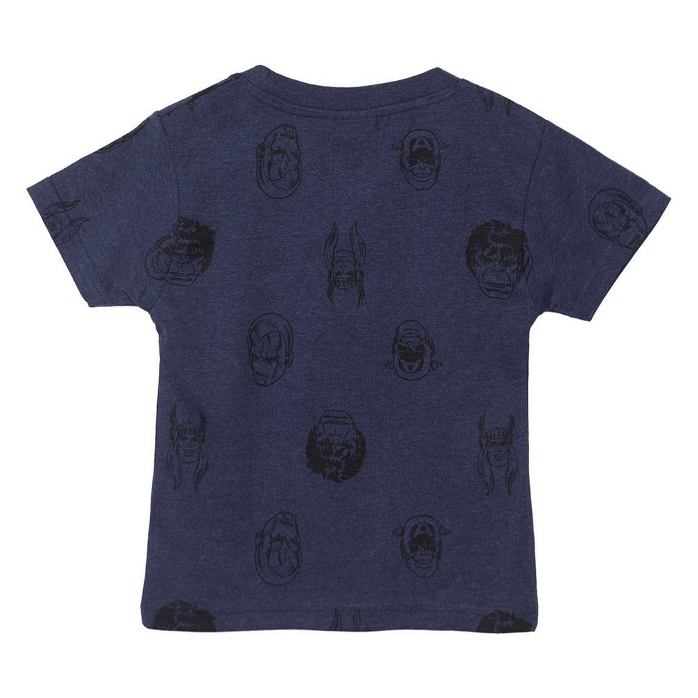 Barn T-shirt med kortärm Marvel Mörkblå - 3