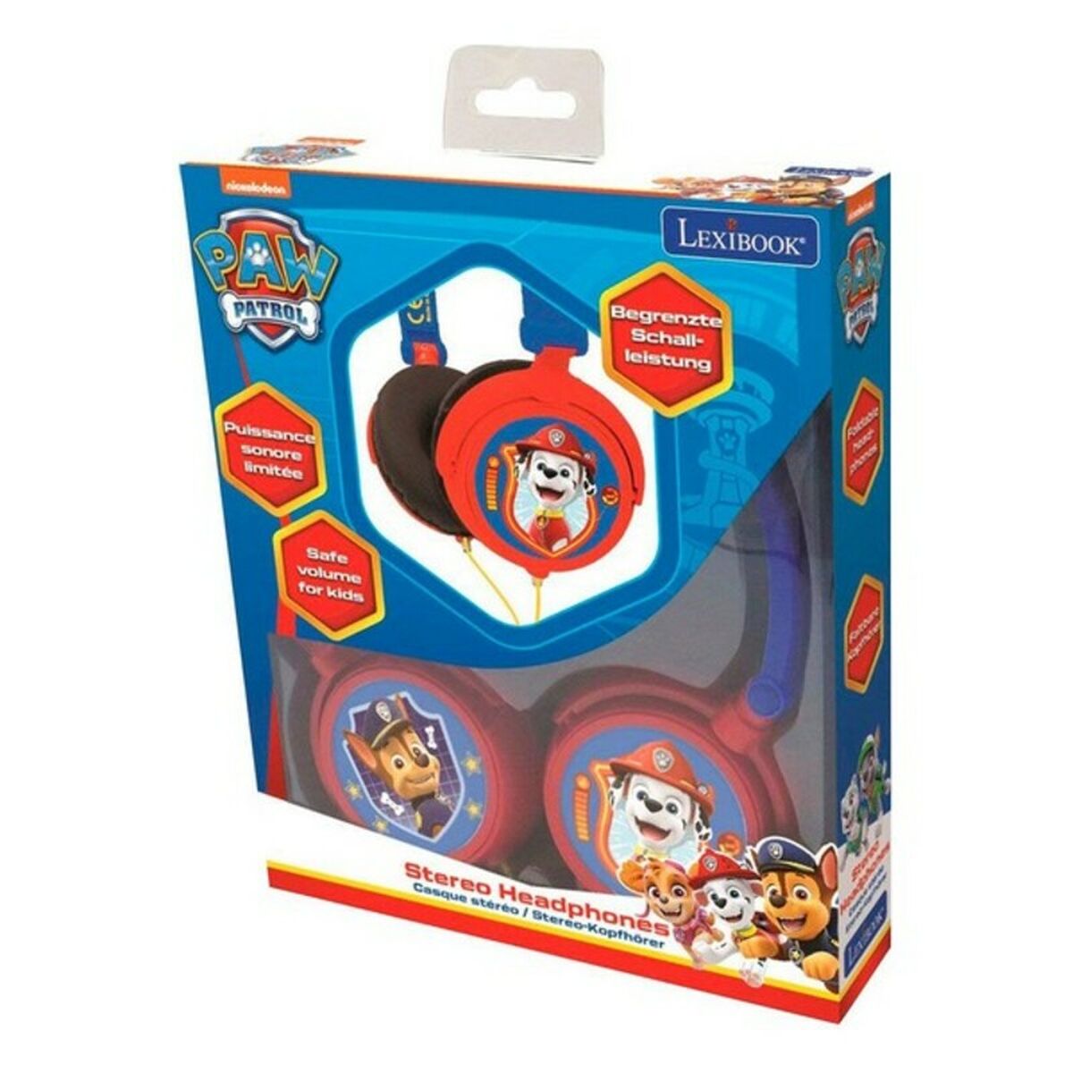 Hopfällbara diadem hörlurar Paw Patrol Lexibook HP015PA - 6