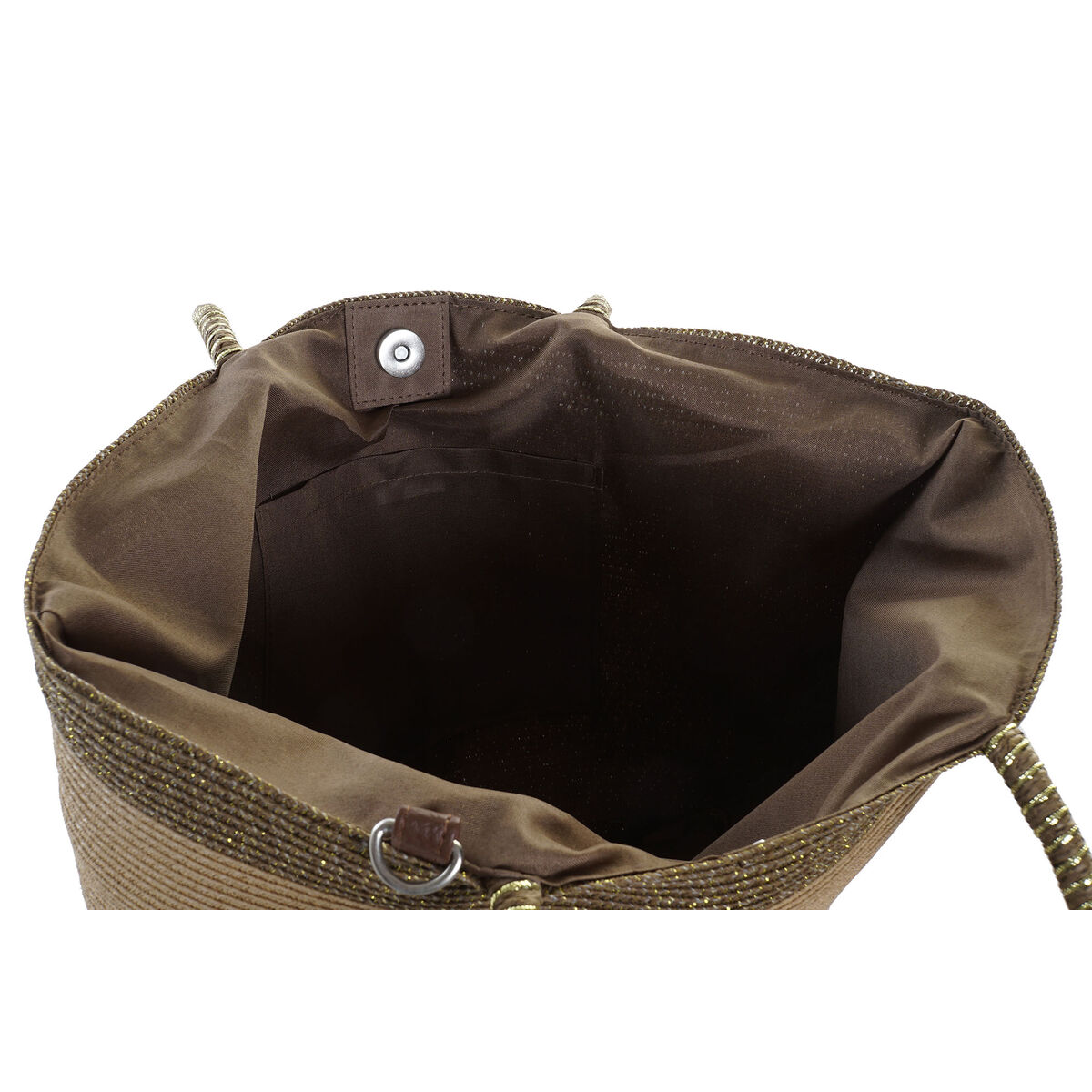 Strandväska DKD Home Decor Brun Grön Beige Mint Fibrer 43 x 10 x 28 cm (2 antal) - 11