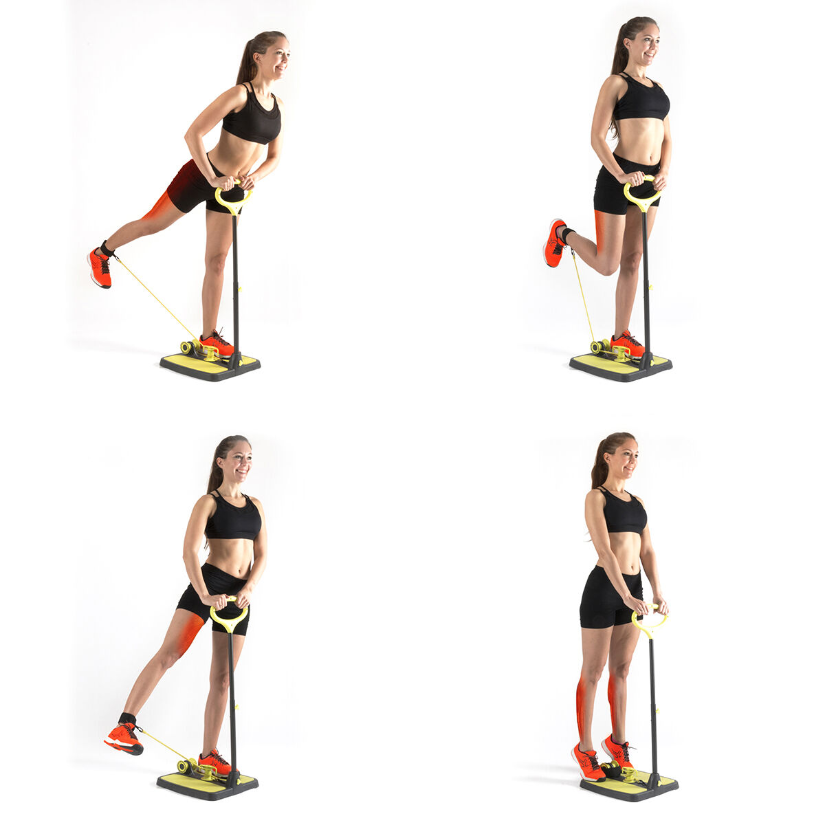 Träningsapparat för gluteusmuskulatur och ben med träningsguide InnovaGoods - 23