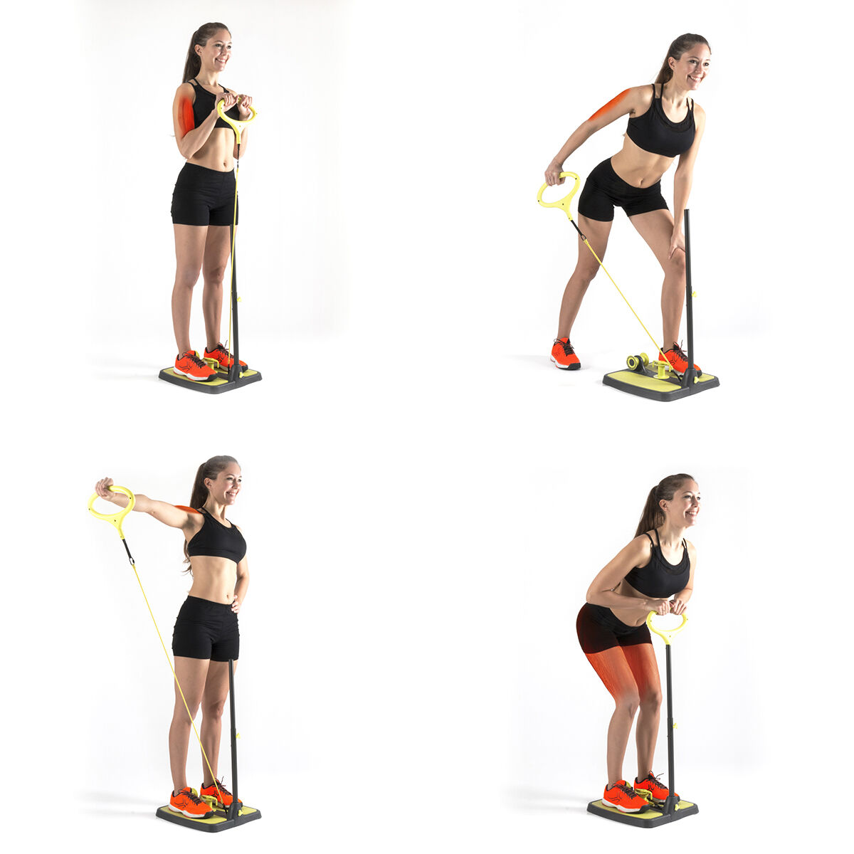 Träningsapparat för gluteusmuskulatur och ben med träningsguide InnovaGoods - 28