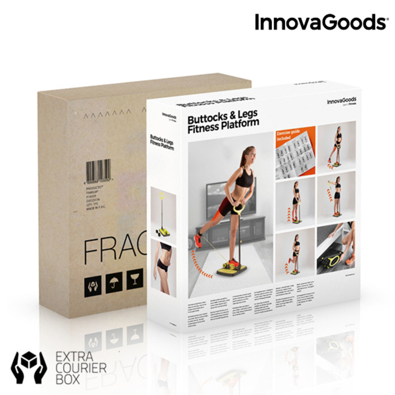 Träningsapparat för gluteusmuskulatur och ben med träningsguide InnovaGoods - 10