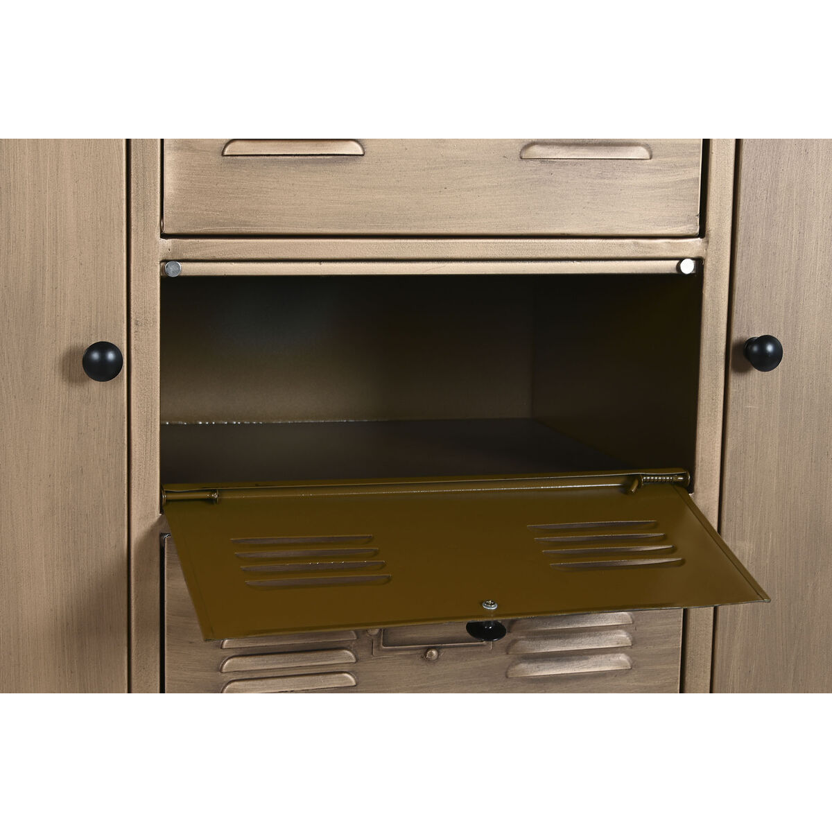 Skänk Home ESPRIT Gyllene 100 x 32 x 84 cm - 8