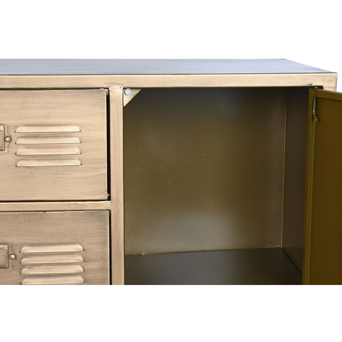 Skänk Home ESPRIT Gyllene 100 x 32 x 84 cm - 5