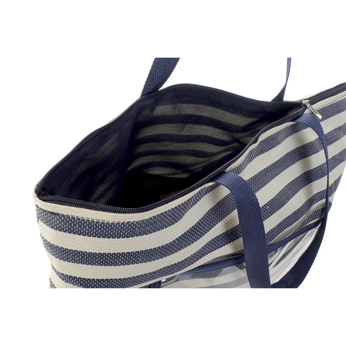 Strandväska DKD Home Decor 55 x 17 x 35 cm Kanvas Röd Blå PVC (2 antal) - 7