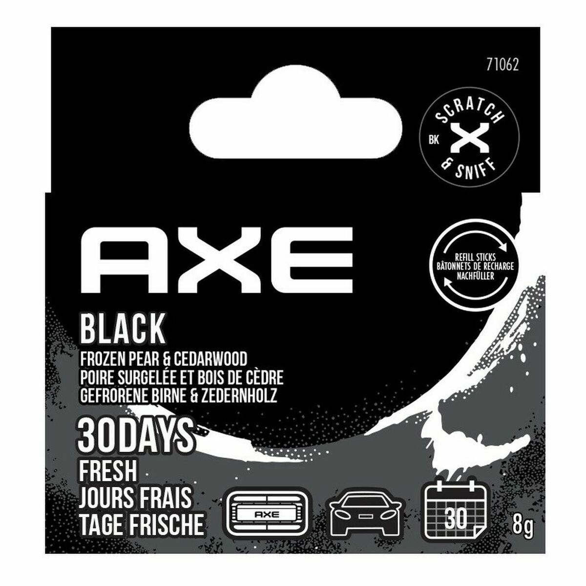 Billuftfreser California Scents BLACK black Aluminium Ersättningsprodukter 2 antal - 4