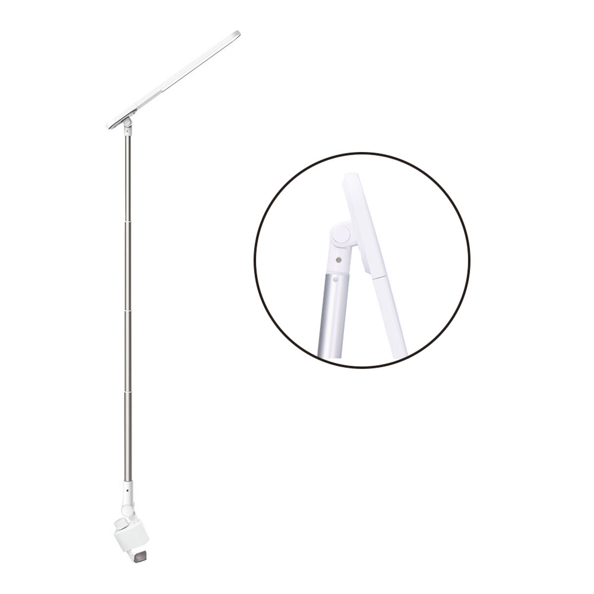 Flexo/skrivbordslampa EDM 30006 Vit 8 W 5,5 x 38 x 112,1 cm Plast - 5
