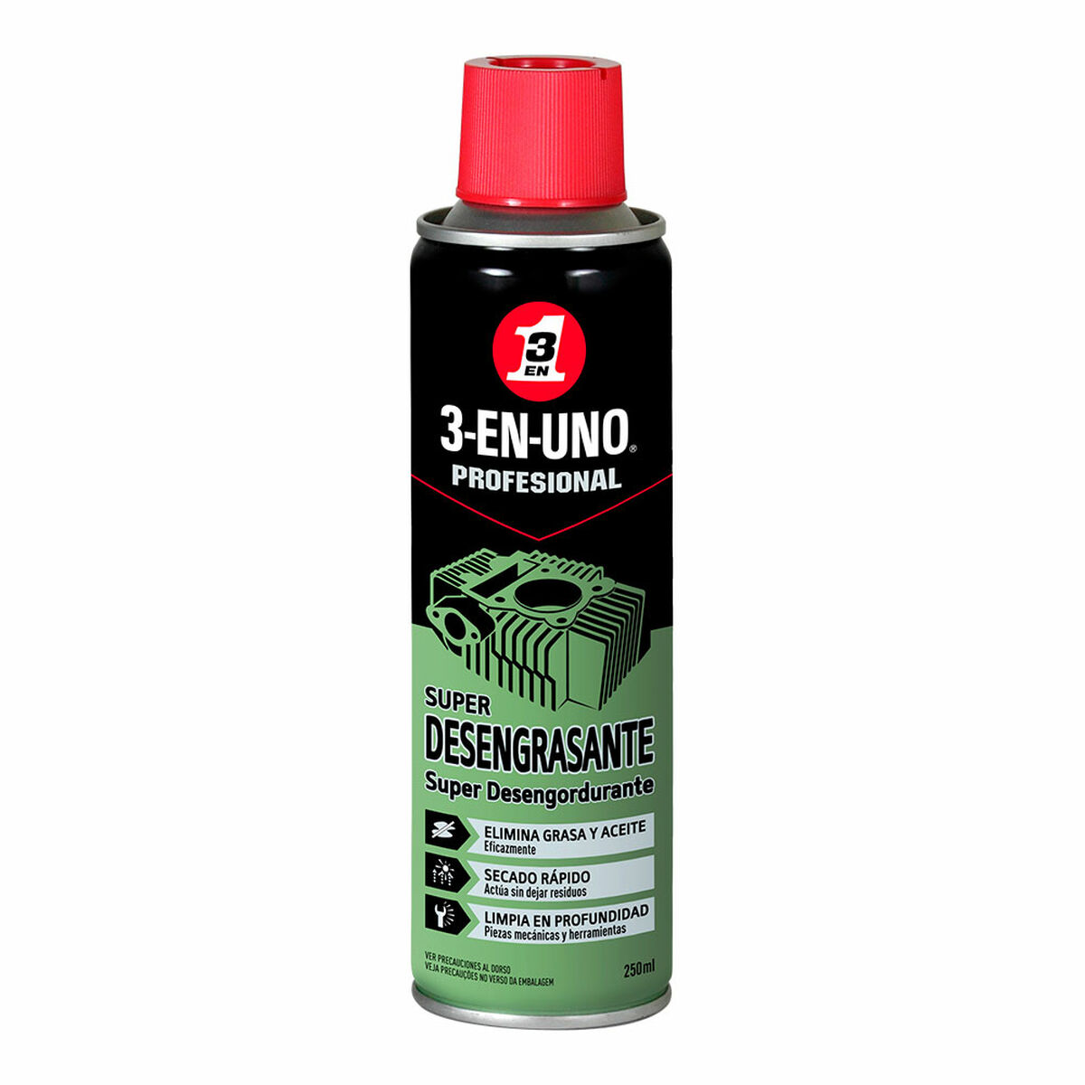 Avfettningsmedel 3-En-Uno Super 34473 250 ml