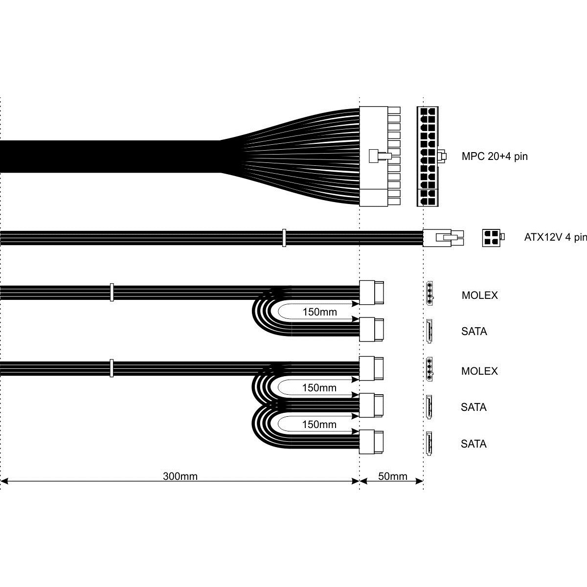 Strömtillförsel Akyga AK-B1-450 450 W RoHS CE FCC REACH ATX - 3