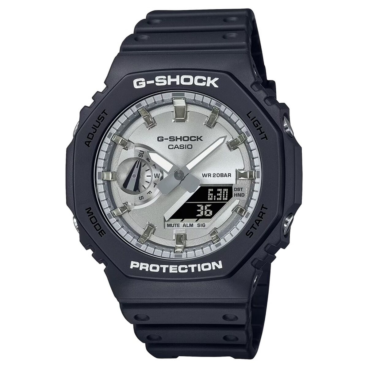 Herrklocka Casio G-Shock OAK - SILVER DIAL (Ø 45 mm)