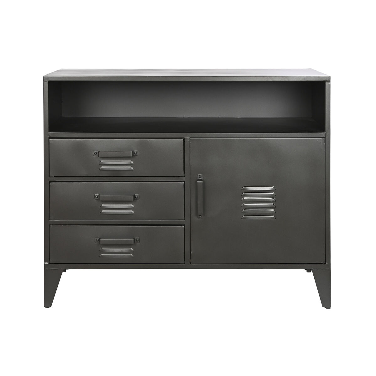 Skänk Home ESPRIT Svart 100 x 45 x 80,5 cm - 3