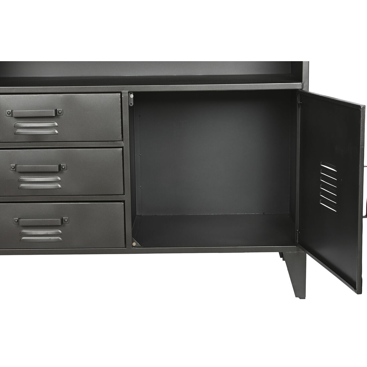Skänk Home ESPRIT Svart 100 x 45 x 80,5 cm - 7