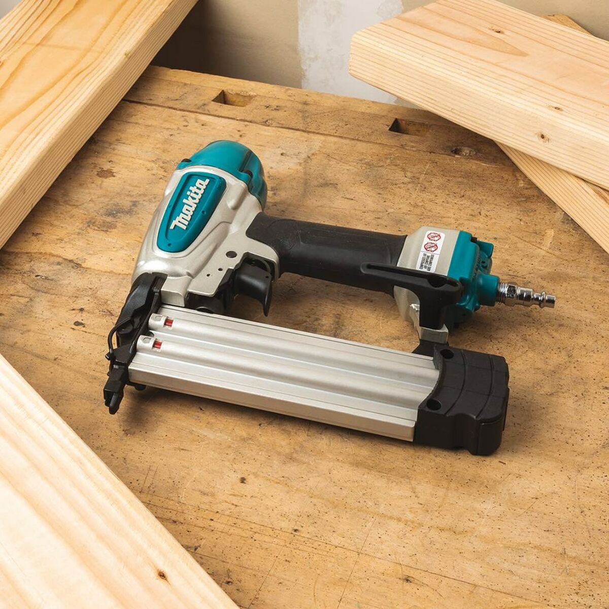 Häftapparat Makita AF506 Blå Svart Silvrig - 3