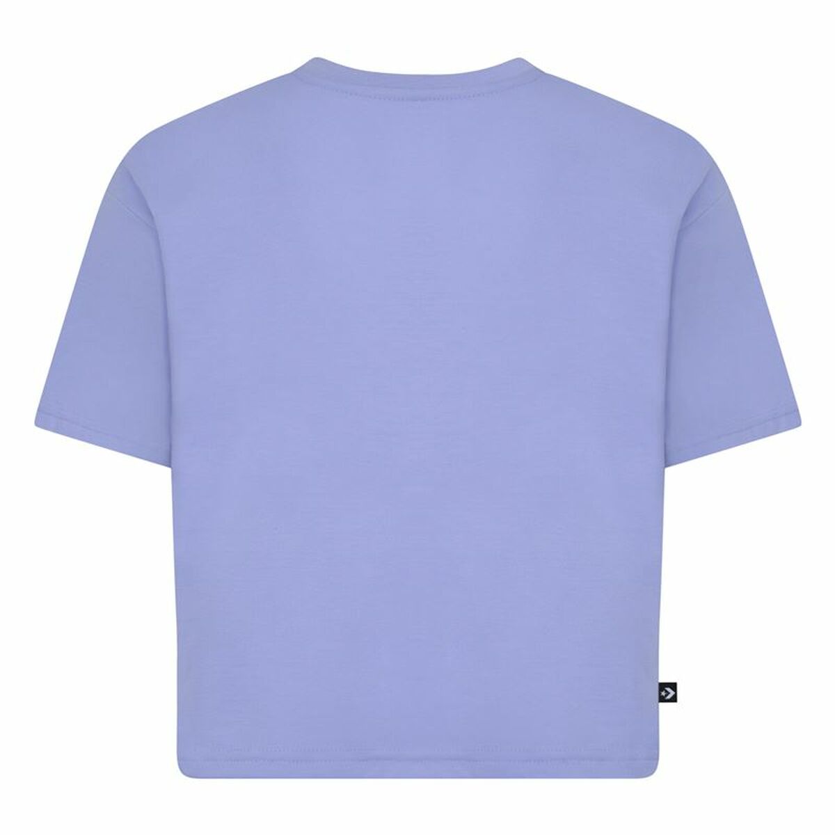 Barn T-shirt med kortärm Converse Chuck Patch Boxy Violett - 2