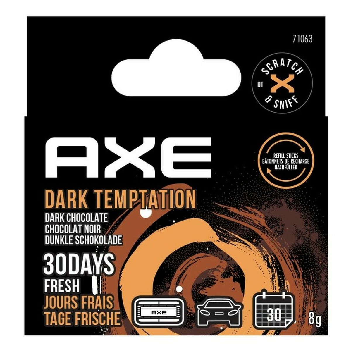 Billuftfreser California Scents DARK TEMPTATION DARK TEMPTATION Aluminium Ersättningsprodukter 2 antal - 4