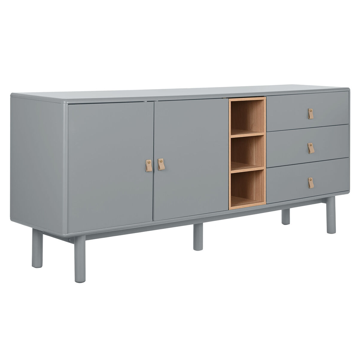 Skänk Home ESPRIT Blå Grå 180 x 40 x 75 cm