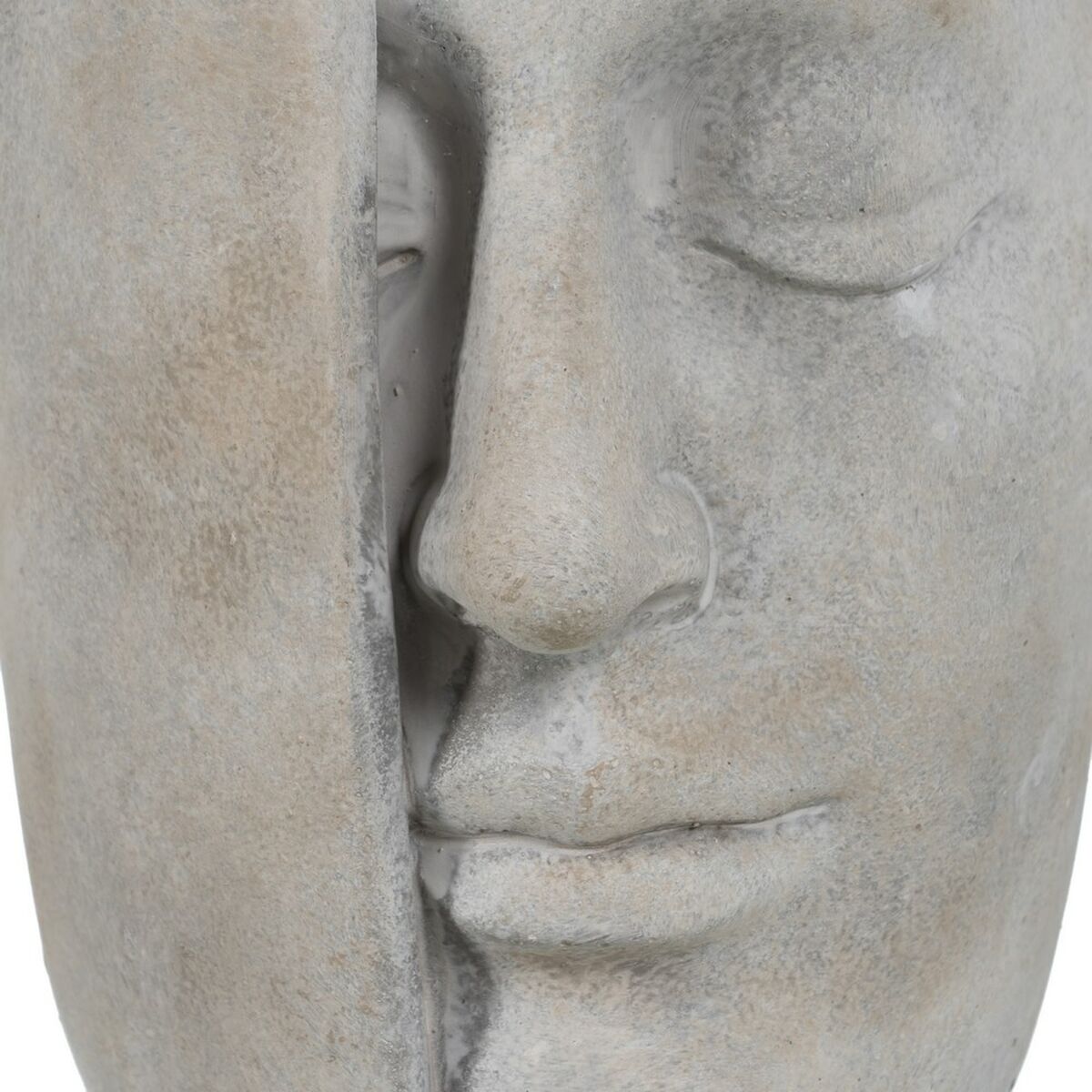 Vas Grå Cement Ansikte 21 x 18 x 32,5 cm - 4