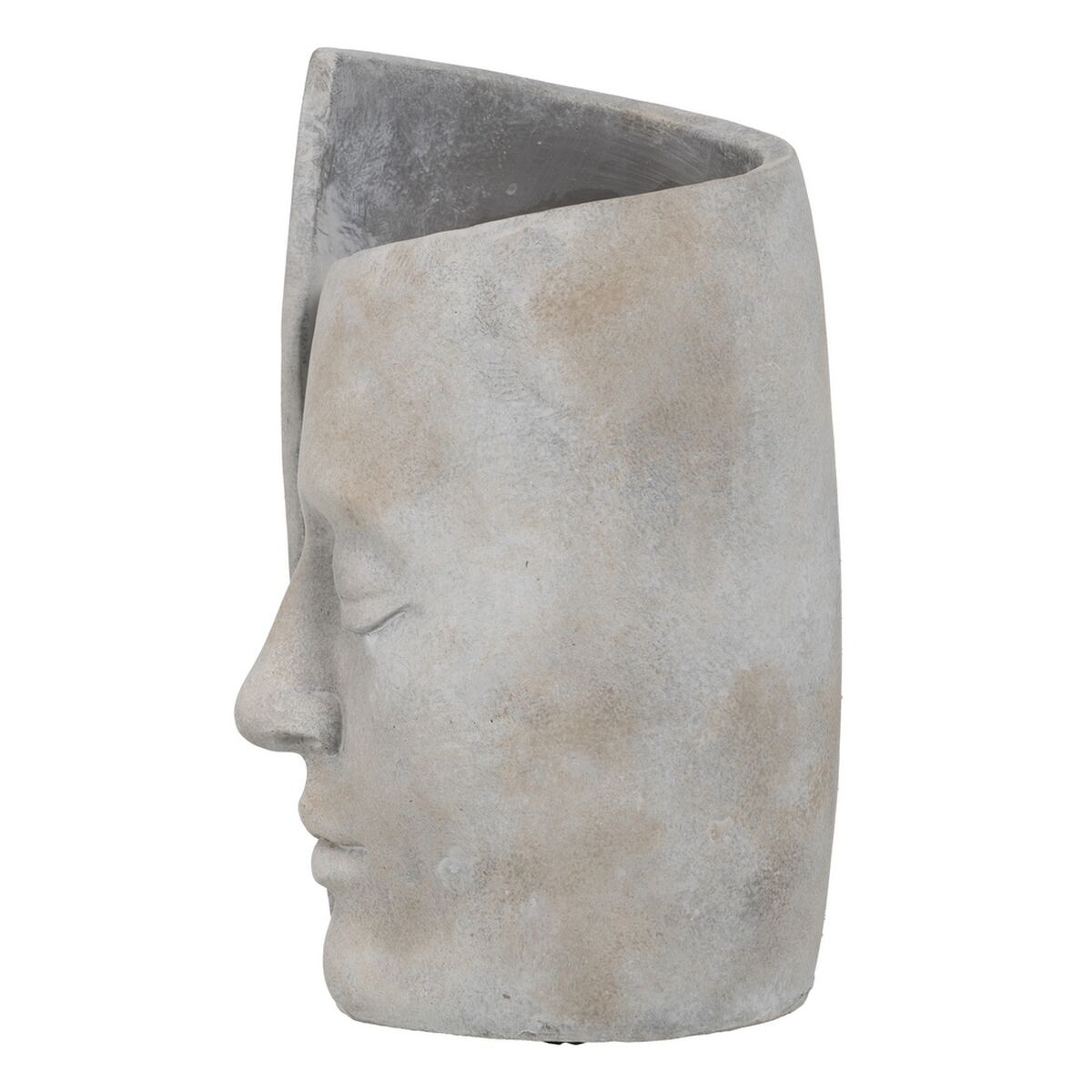 Vas Grå Cement Ansikte 21 x 18 x 32,5 cm - 5