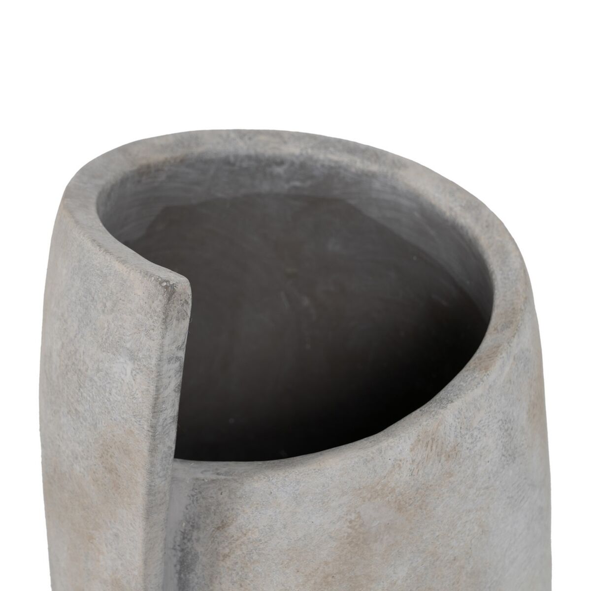 Vas Grå Cement Ansikte 21 x 18 x 32,5 cm - 3