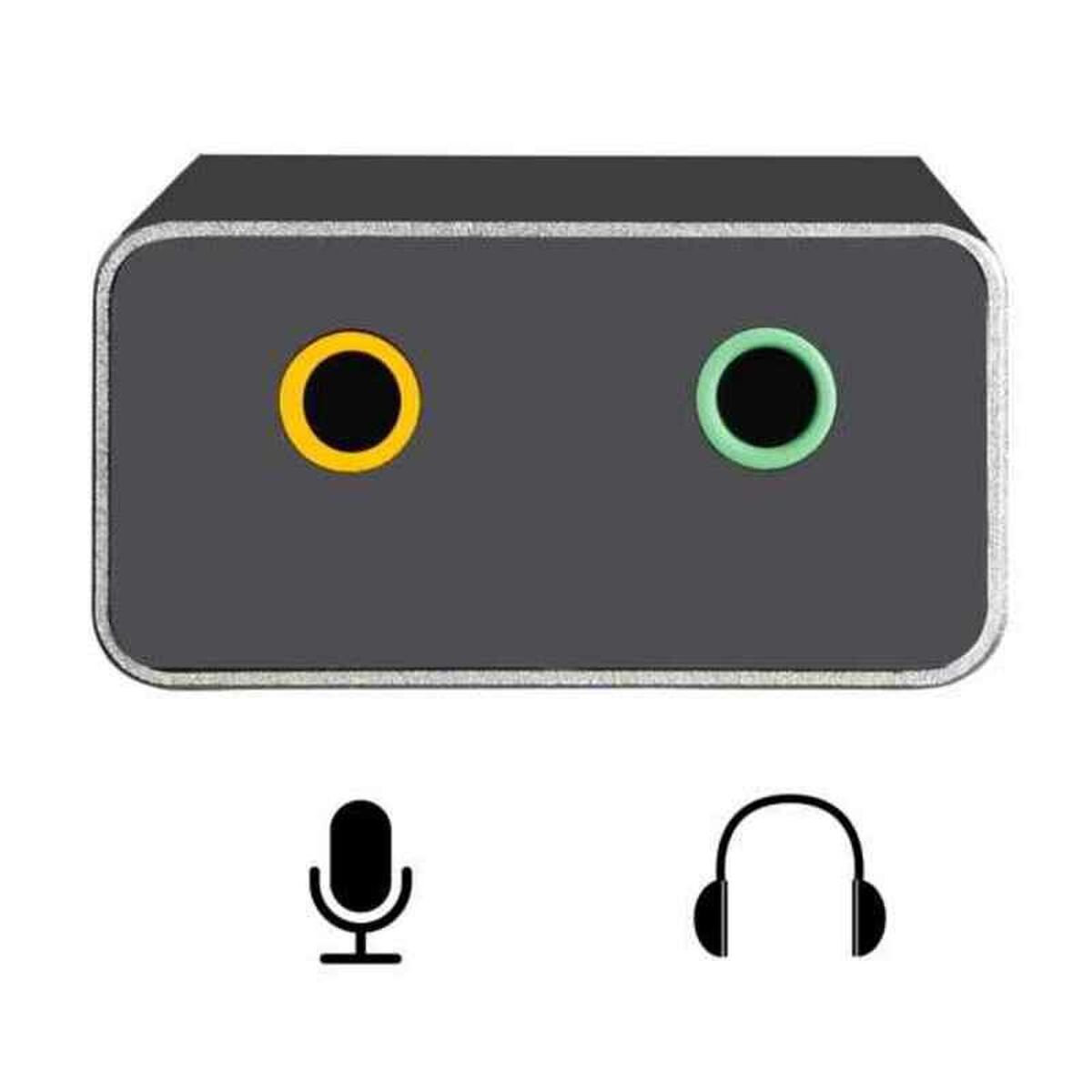 Audio Jack Adapter Ewent EC1645 USB C 15 cm - 2
