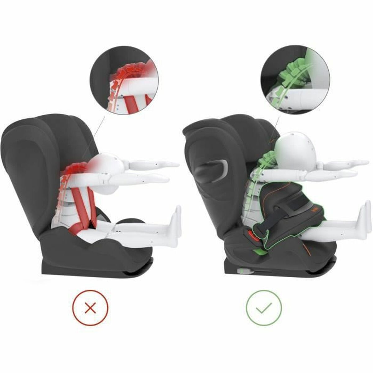 Bilstol Cybex G i-Size Grå - 4