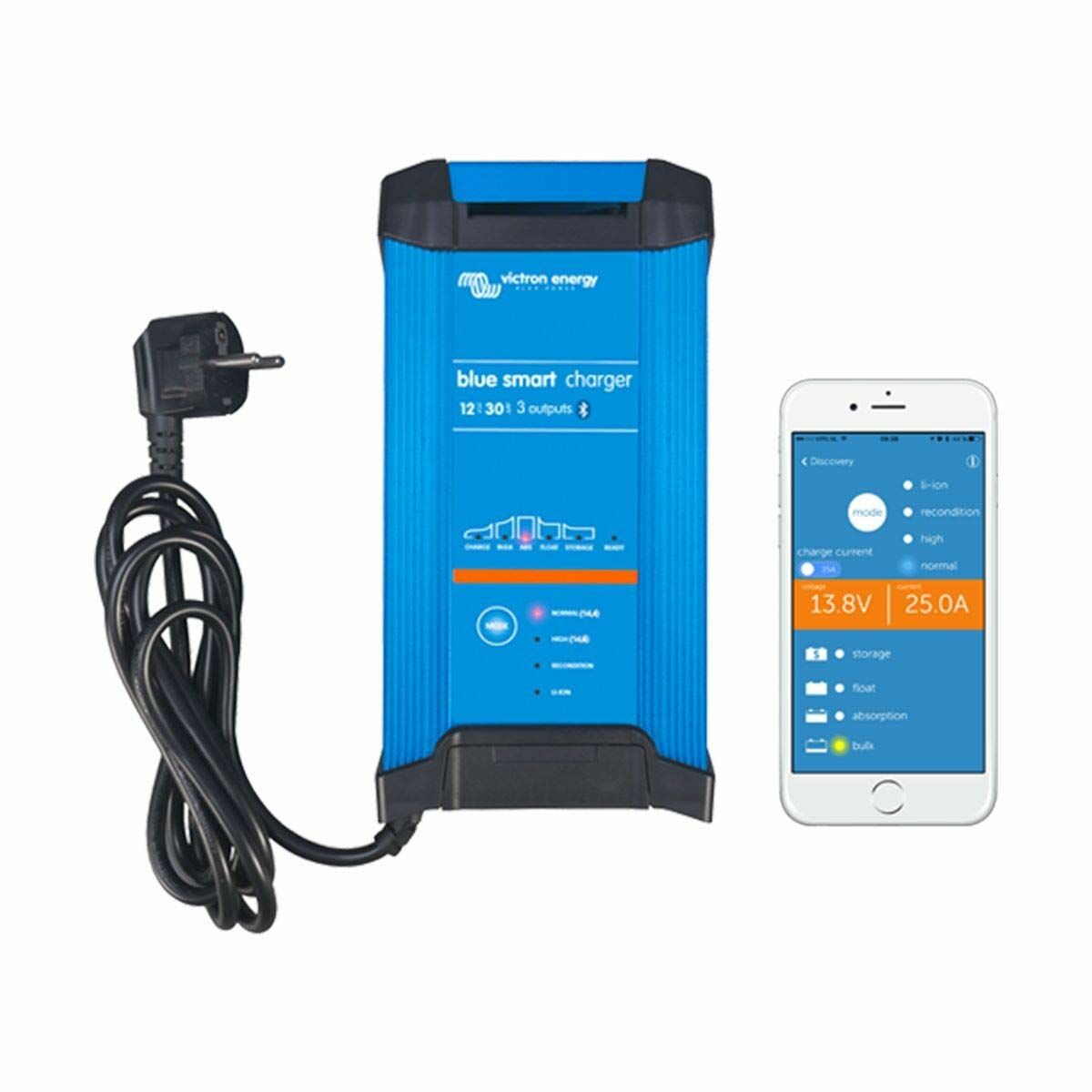 Väggladdare Victron Energy Blue Smart 12 V 30 A IP22 Blå Blue - 6