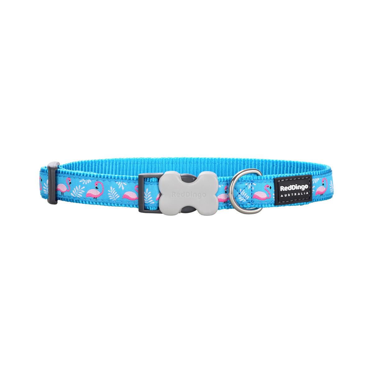 Hundhalsband Red Dingo Flamingo 20-32 cm Turkos - 3