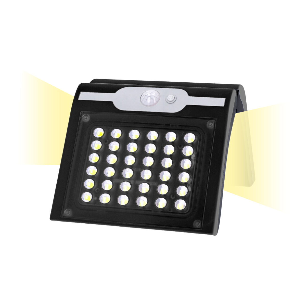 Vägglykta EDM 31847 Svart 2 W 220 lm Rörelsesensor Sol (6500 K) - 12