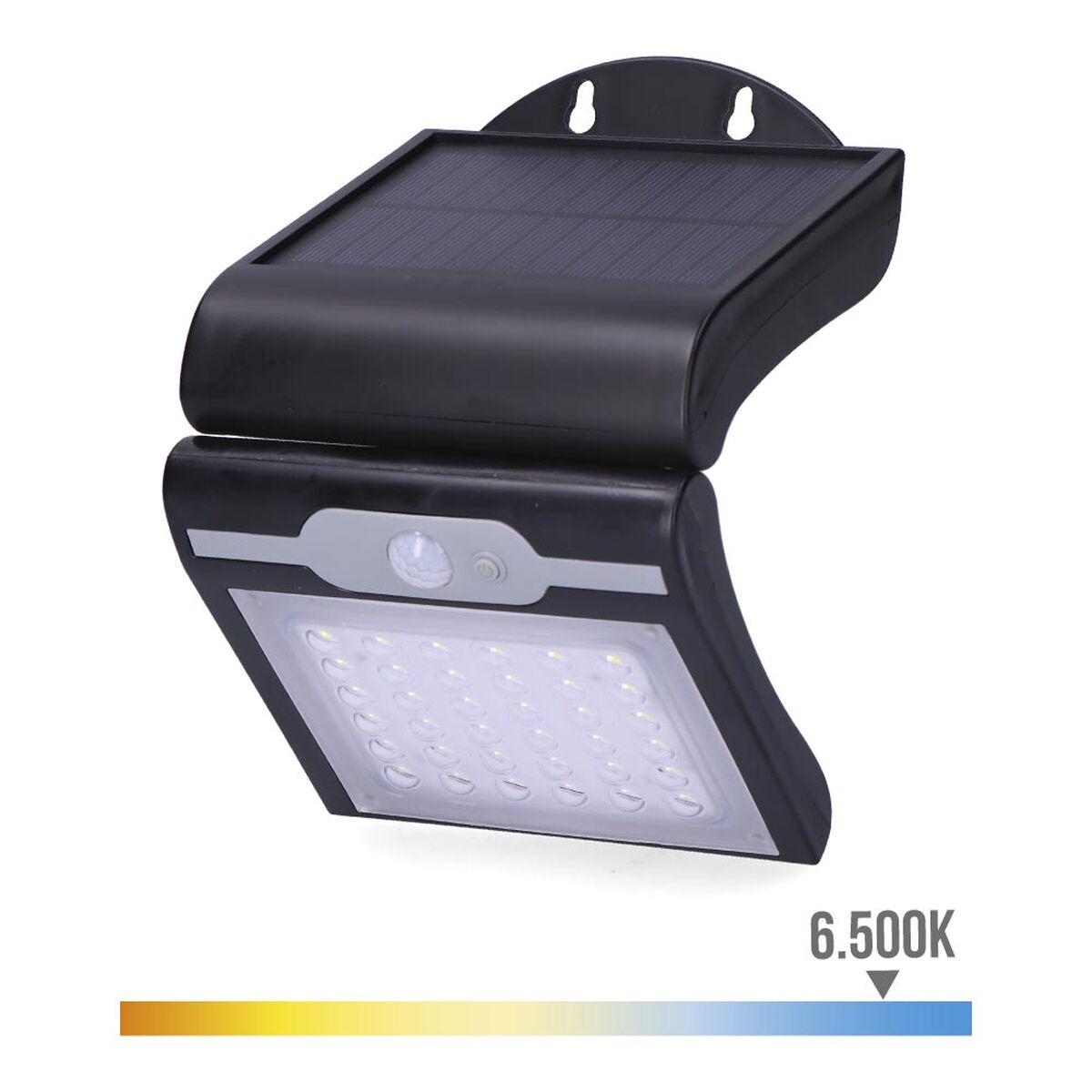 Vägglykta EDM 31847 Svart 2 W 220 lm Rörelsesensor Sol (6500 K) - 2