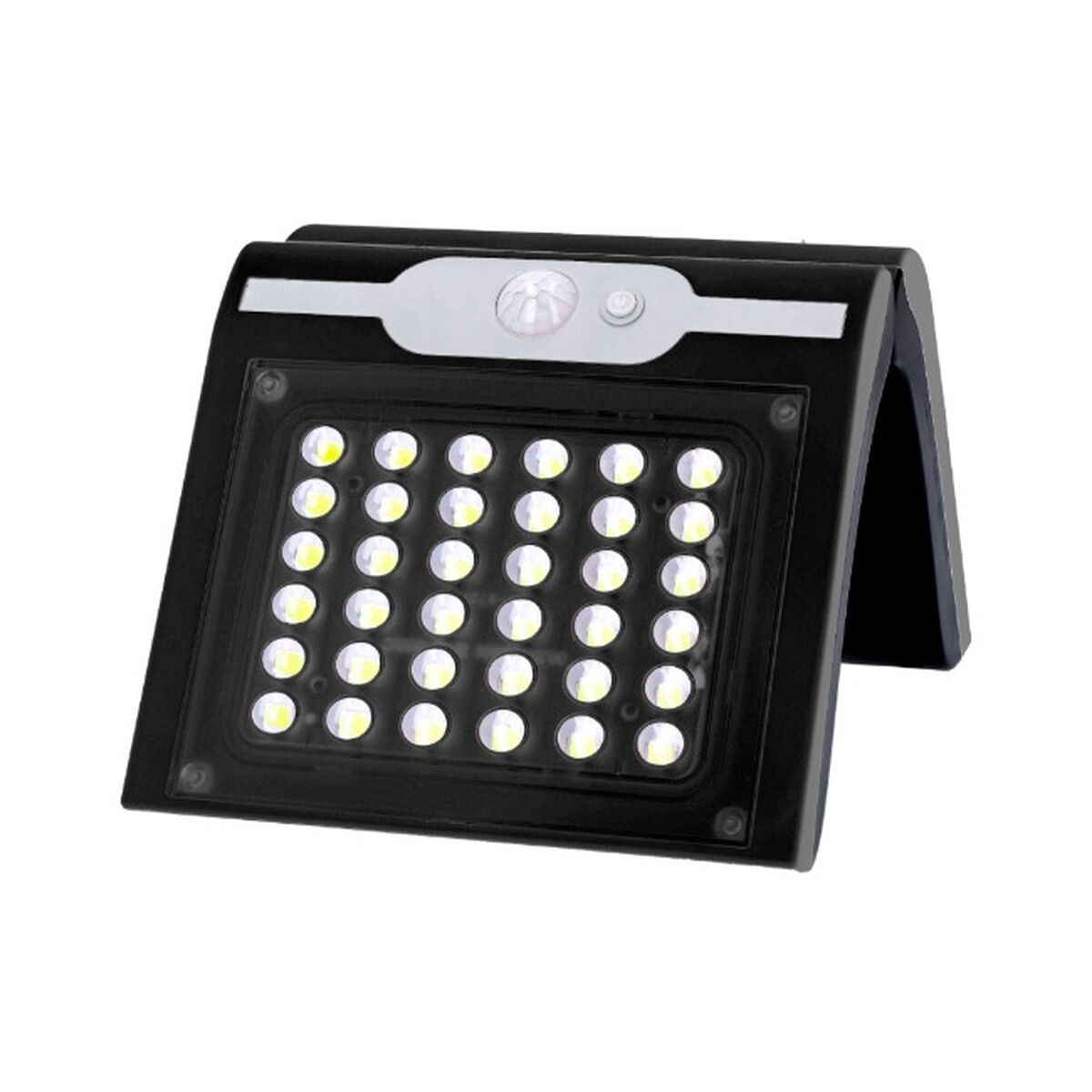 Vägglykta EDM 31847 Svart 2 W 220 lm Rörelsesensor Sol (6500 K) - 8