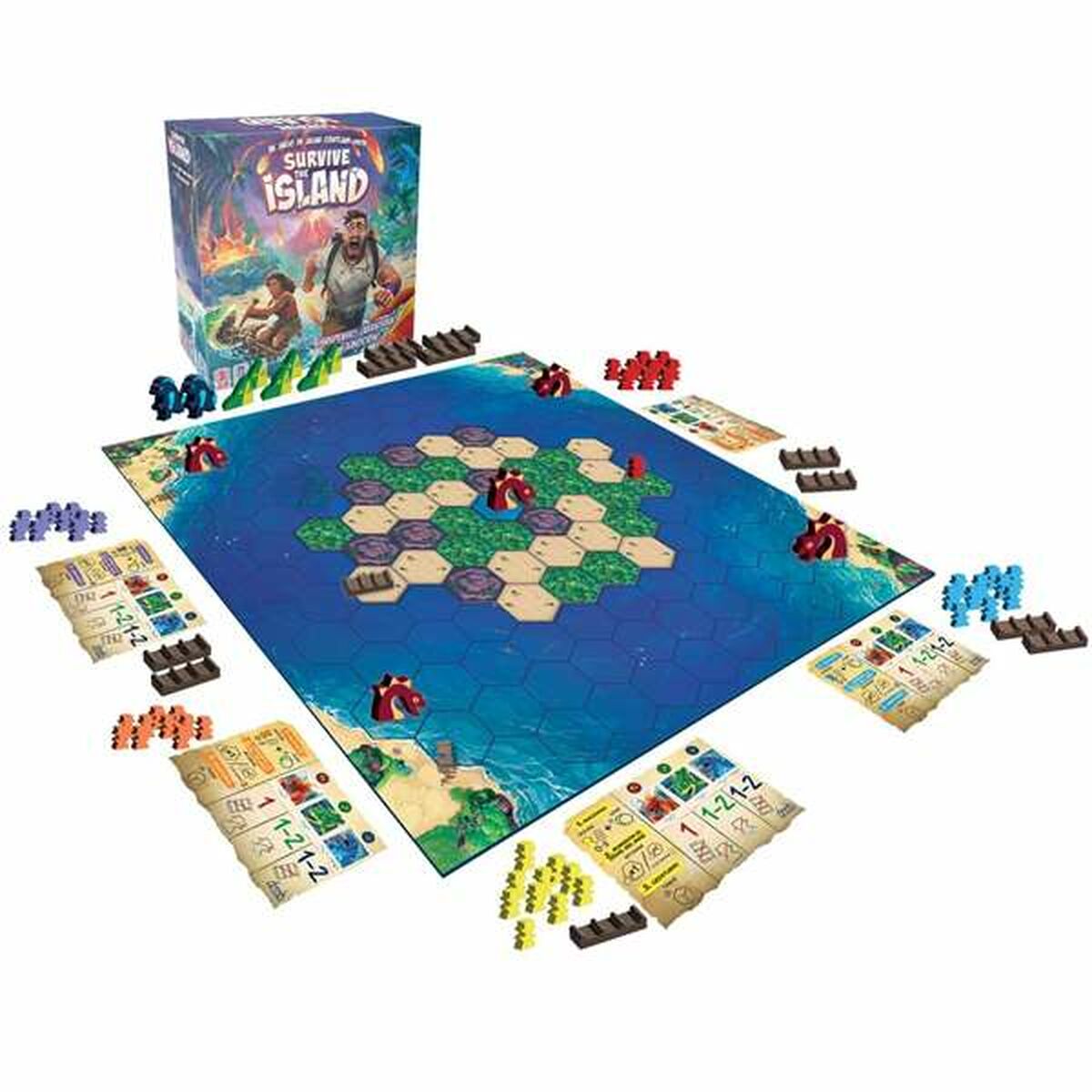 Sällskapsspel Asmodee Survive The Island - 2
