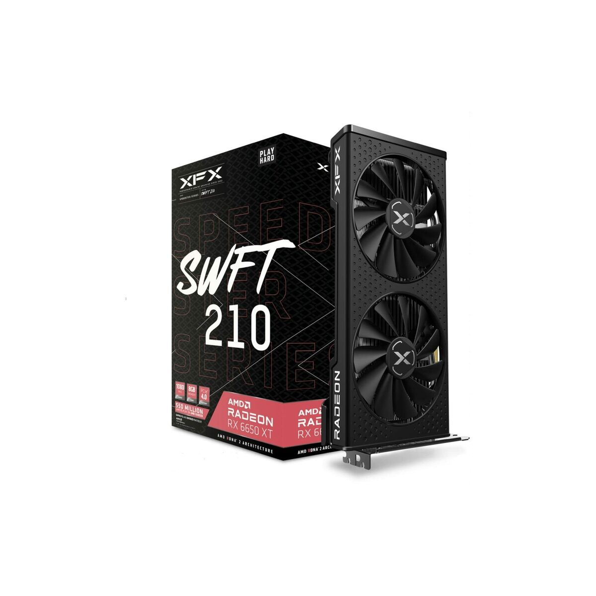 Grafikkort XFX RX-665X8DFDY radeon rx 6650 xt 8 GB GDDR6 - 2