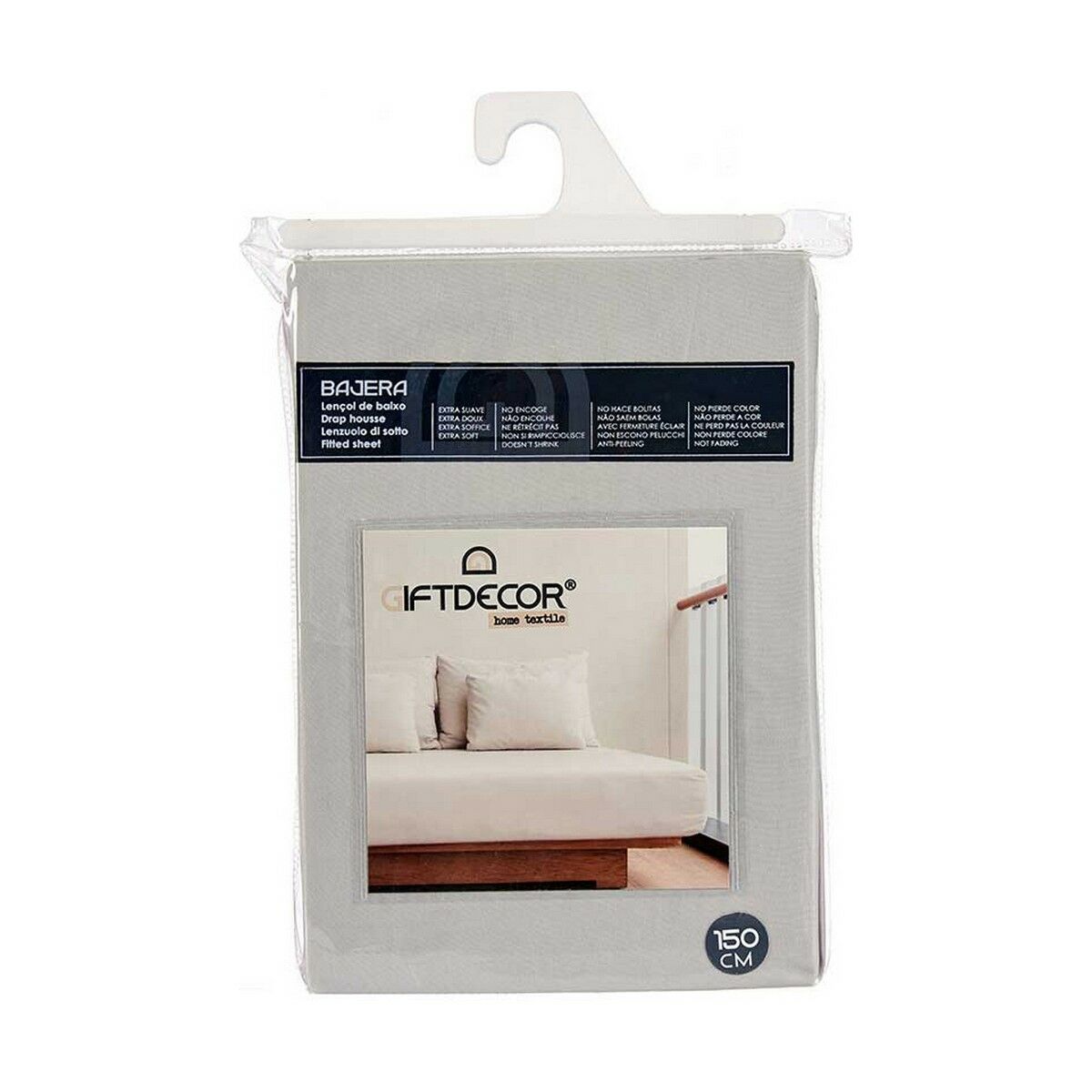 Underlakan Gift Decor Grå 150 cm (12 antal) - 2