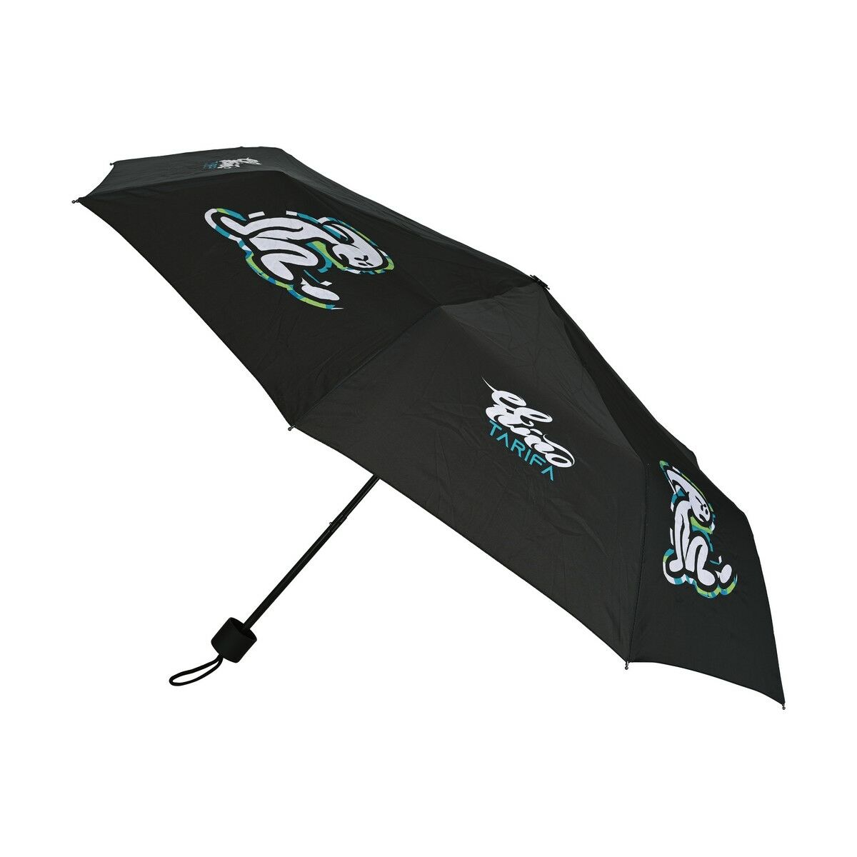 Hopfällbart paraply El Niño Green bali Svart (Ø 98 cm)