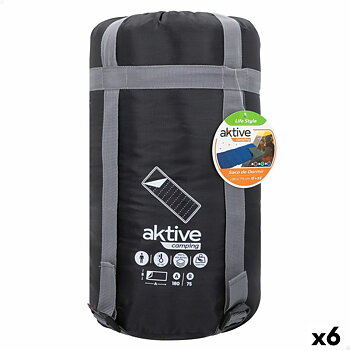 Sovsäck Aktive Polyester 170T 180 x 1,5 x 75 cm 6 antal