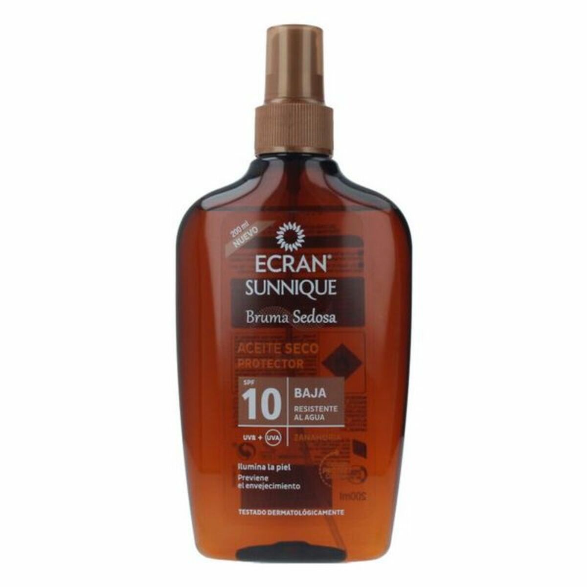 Solskyddsolja Sunnique Ecran SPF 10 200 ml - 2