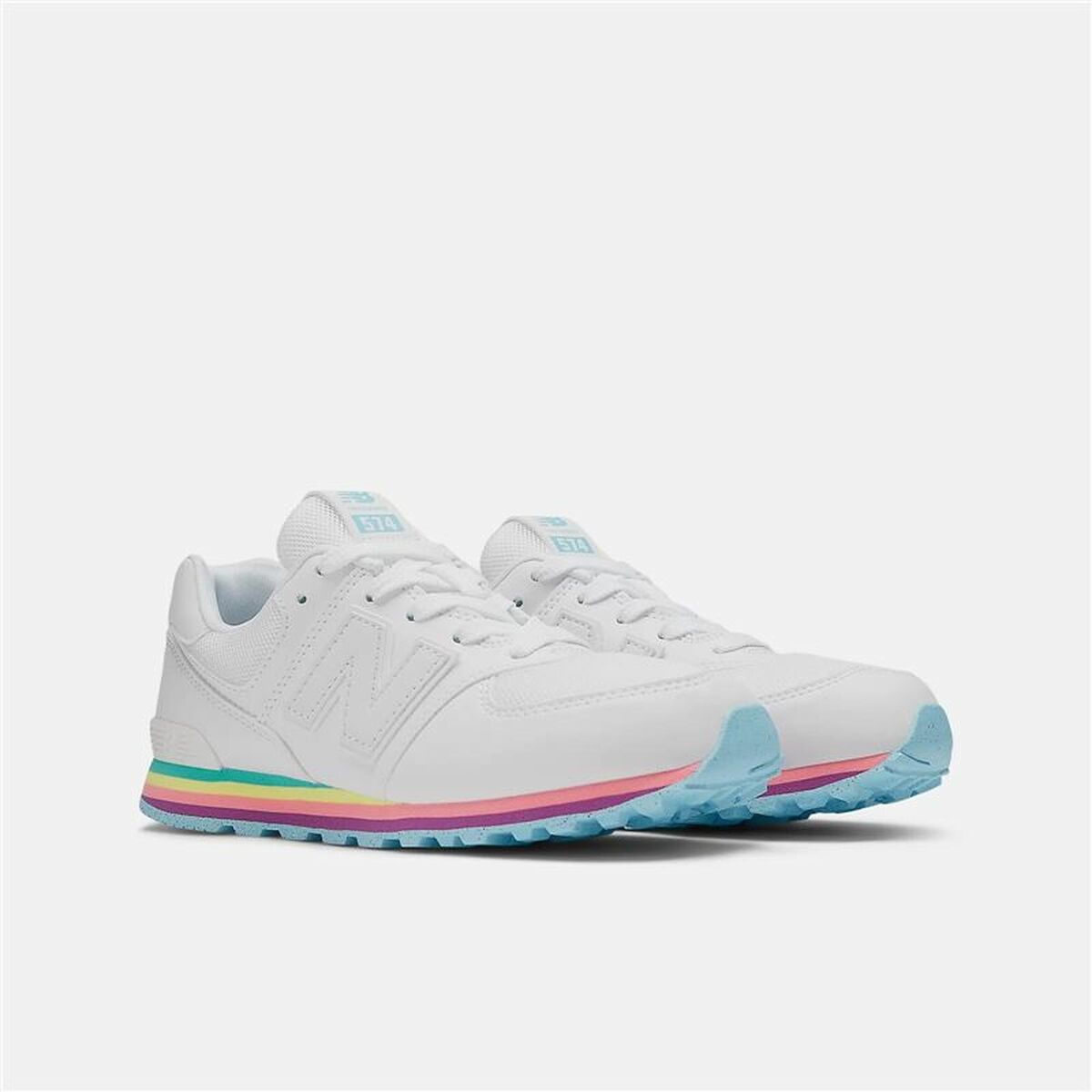 Sportskor för barn New Balance 574 Core Vit - 5