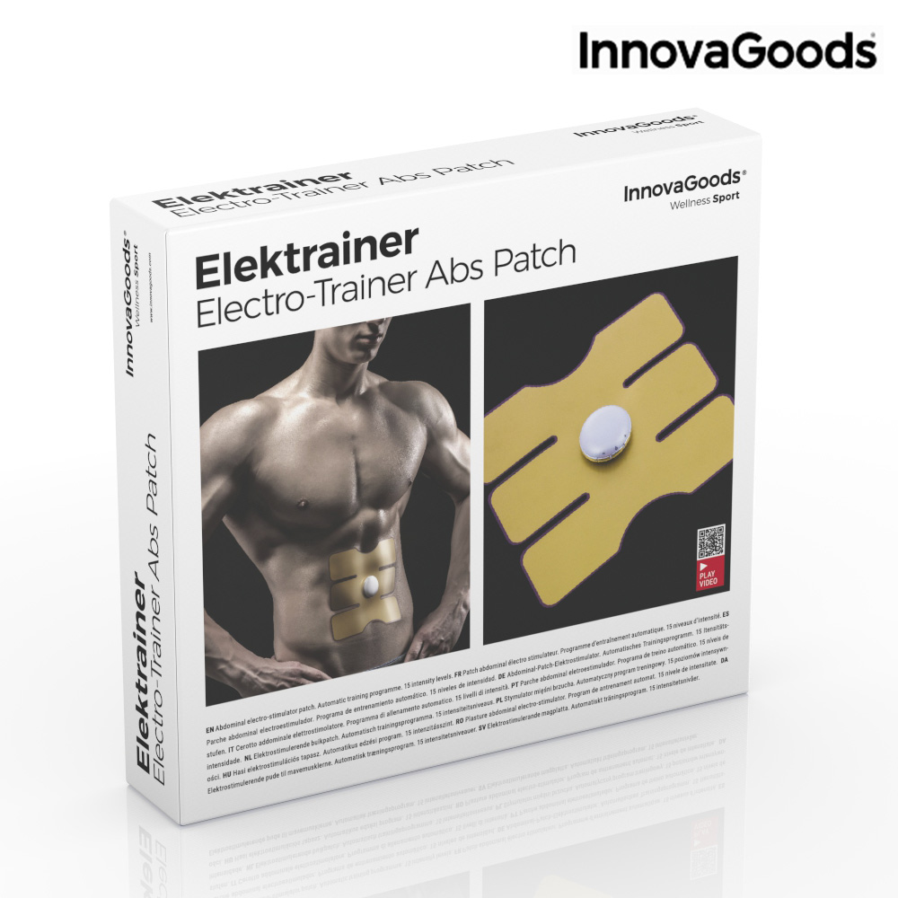 Platta för elektrostimulering av magmuskler Elektrainer InnovaGoods - 10