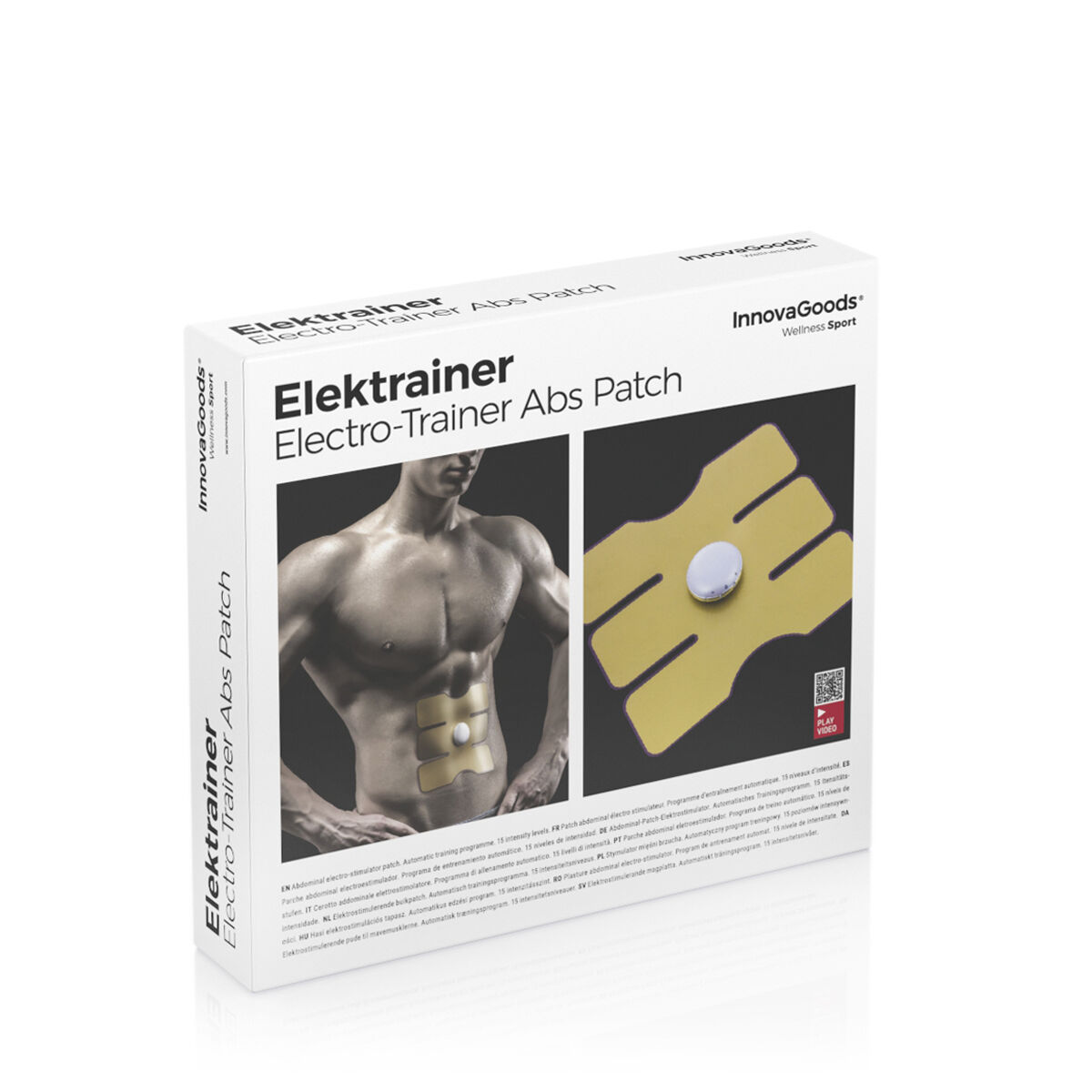 Platta för elektrostimulering av magmuskler Elektrainer InnovaGoods - 18