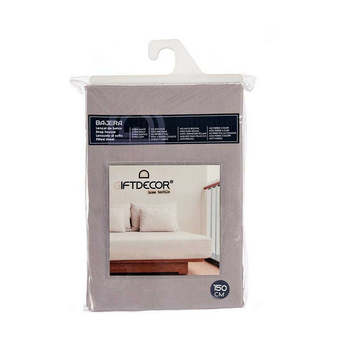 Underlakan Gift Decor Antracitgrå 150 cm (12 antal) - 2