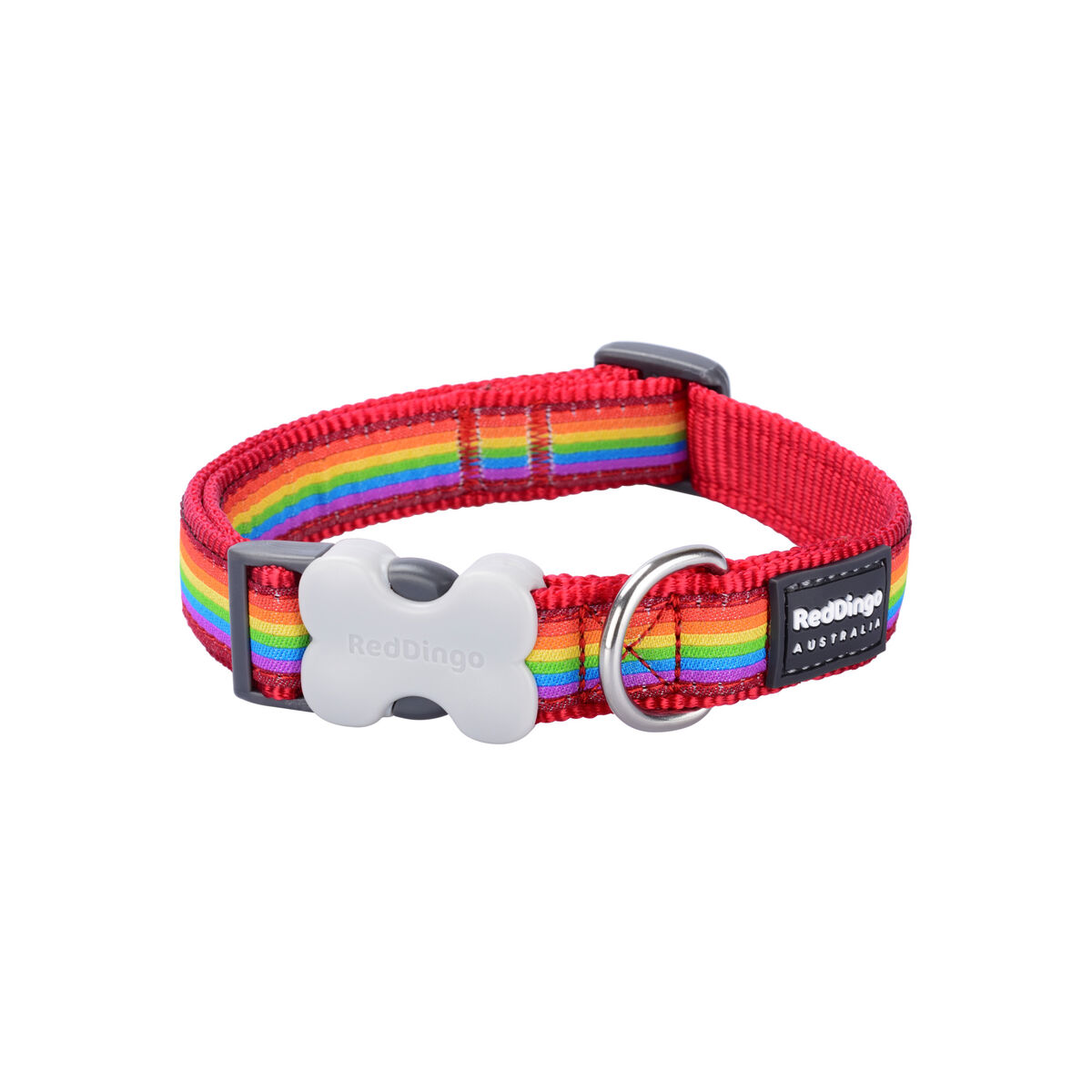 Hundhalsband Red Dingo Rainbow 20-32 cm Multicolour - 2
