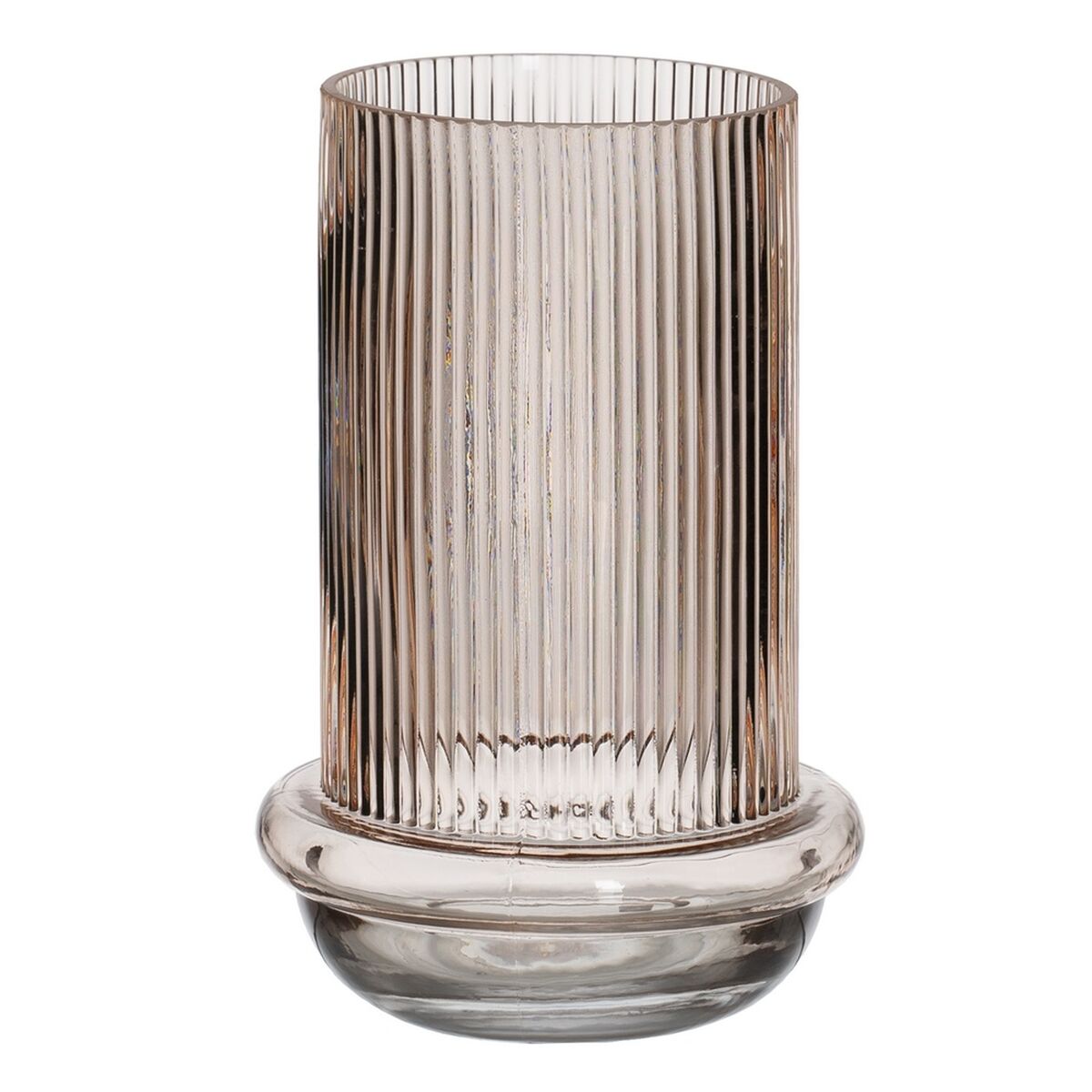Vas Brun Glas 13,5 x 13,5 x 22 cm
