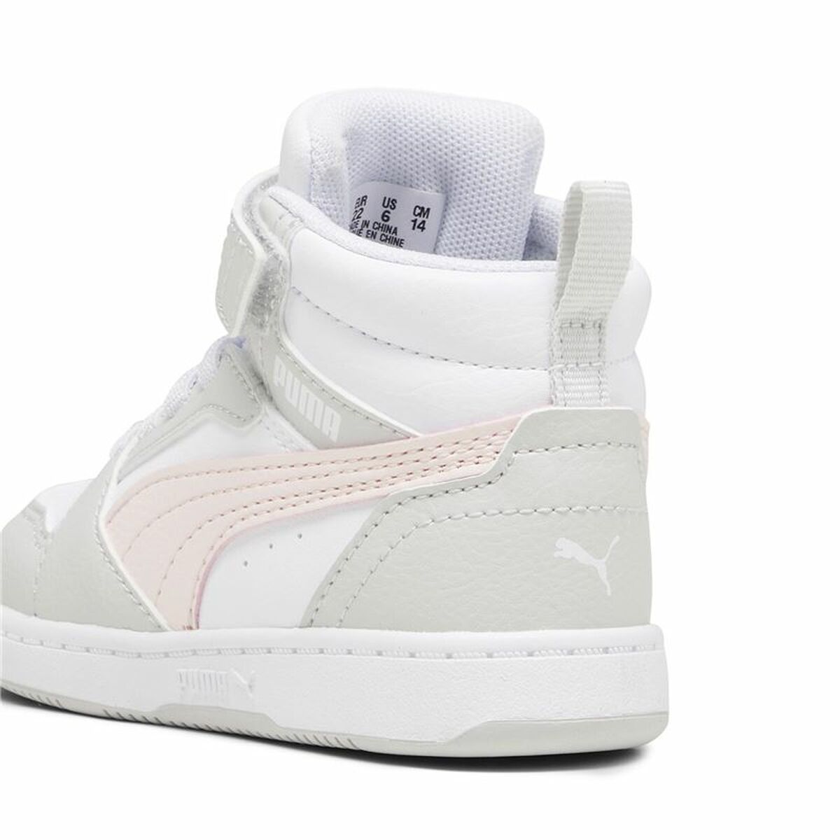 Sportskor Casual Barn Puma Rebound V6 Mid Infantil Vit - 5