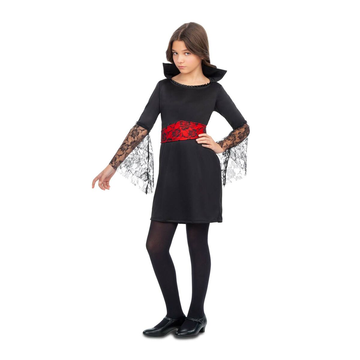 Maskeraddräkt för barn My Other Me Kvinnlig vampyr 5-6 år (2 Delar)
