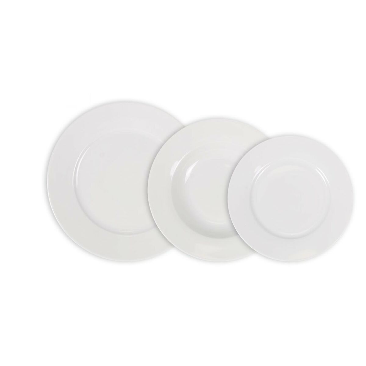 Servissats La Mediterránea Aneto Vit Rund 12 Delar (2 antal) - 4