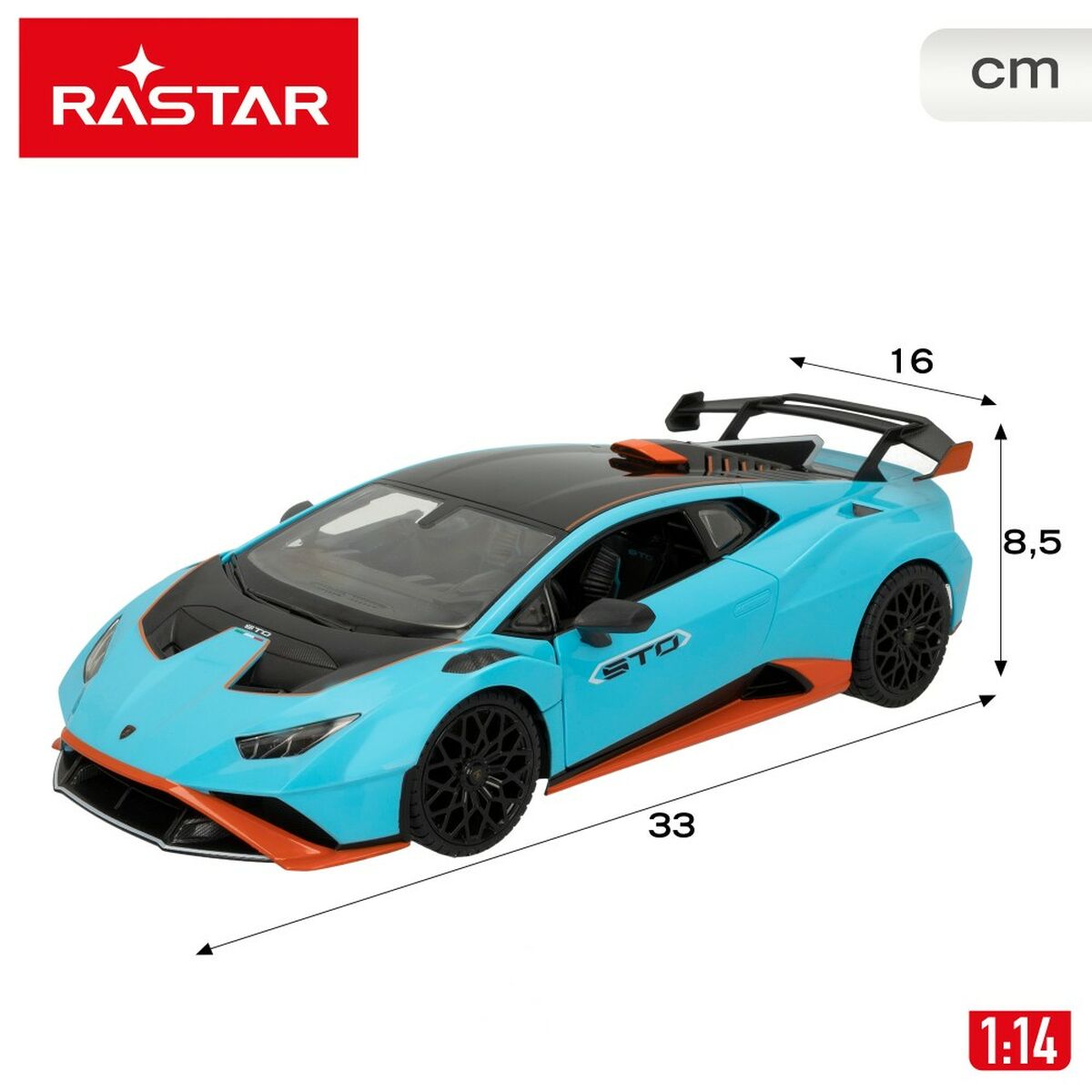 Radiostyrd bil Colorbaby 1:14 - 12