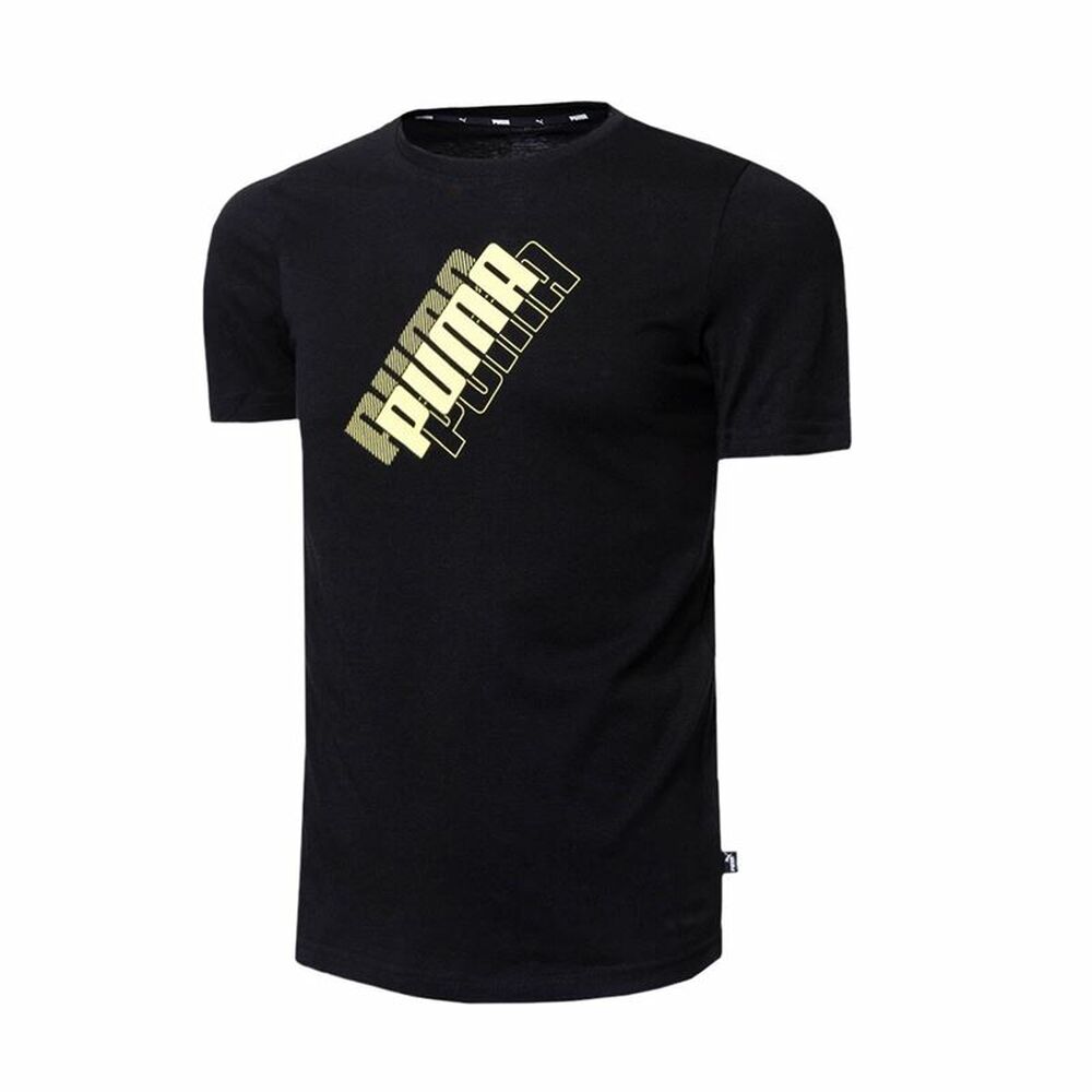 T-shirt med kortärm Barn Puma Power Logo Svart - 7