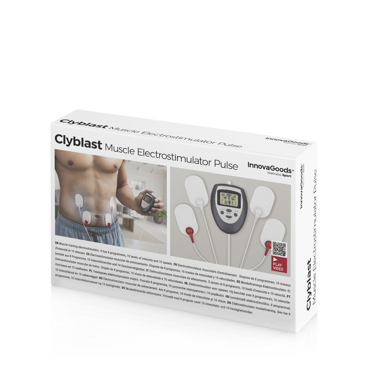 Elektrisk muskelstimulator Clyblast InnovaGoods - 31