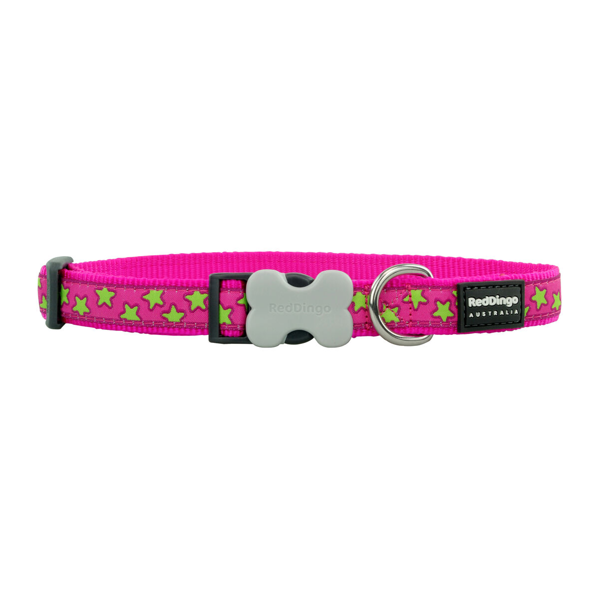 Hundhalsband Red Dingo Stars 20-32 cm Rosa Röd - 3