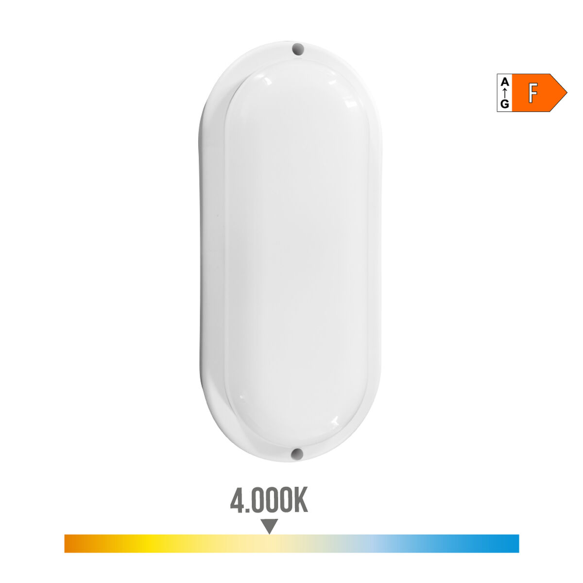 Vägglykta EDM 32448 Vit Plast F 18 W 120 W 1820 Lm Rörelsesensor Ljussensor Avlång (4000 K) - 2